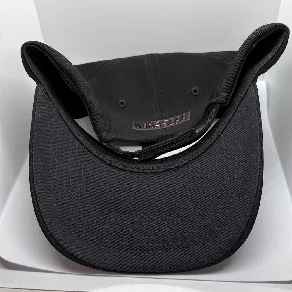 NASCAR Official Black Cap with Metallic Accent NASCAR Emblem with NASCAR back - Picture 2 of 5
